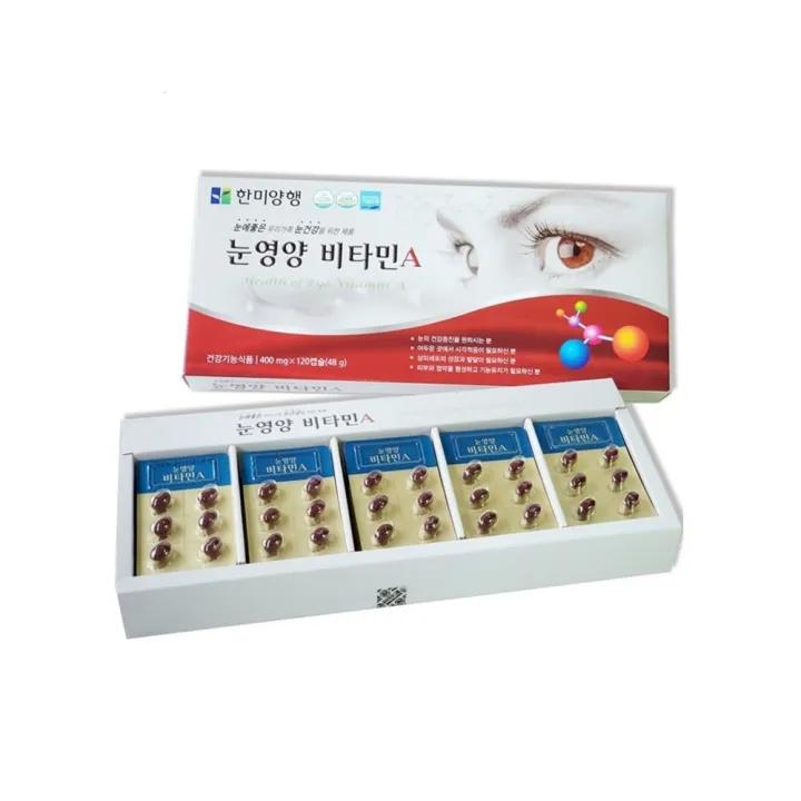 Viên uống bổ mắt Vitamin A Hanmi Health Of Eye Hộp 120 viên Hàn Quốc chính hãng