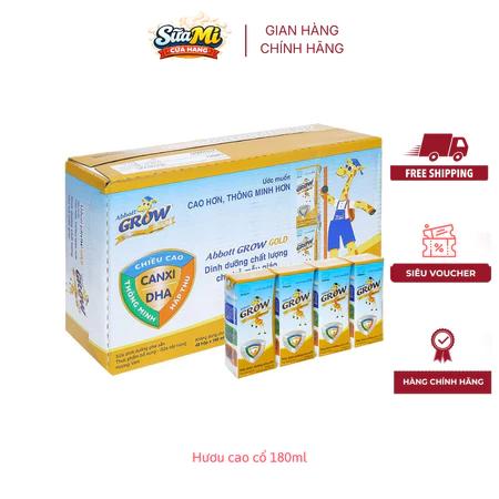 Thùng 48 hộp Sữa bột pha sẵn hươu cao cổ ABBOTT GROW gold 180ml