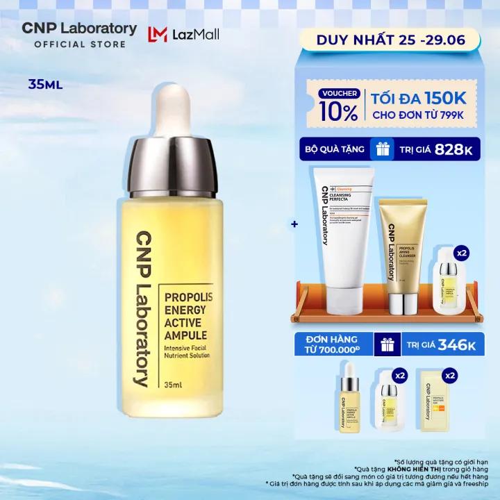 Tinh chất tái tạo phục hồi da chiết xuất keo ong CNP Laboratory Propolis Energy Ampule 35ml