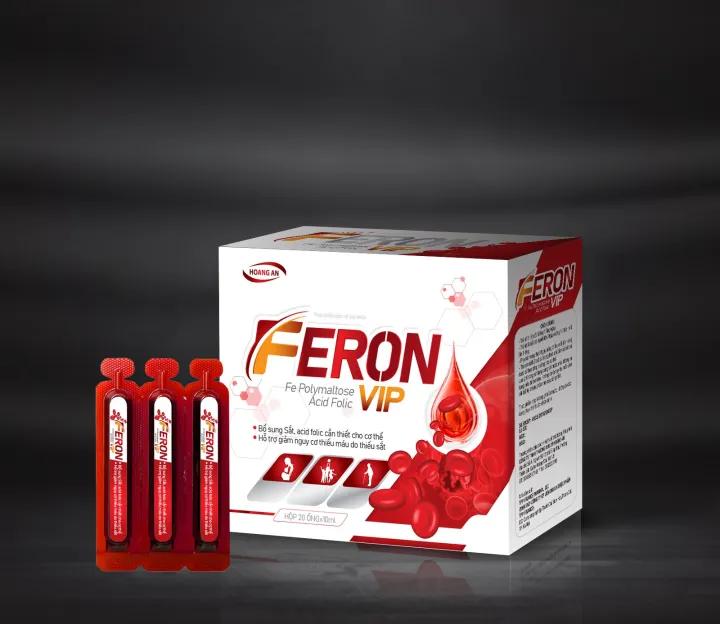 Sắt Feron vip ( Bổ sung sắt, Acid folic cho phụ nữ mang thai và cho con bú...)