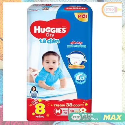 Tã dán HUGGIES DRY M48