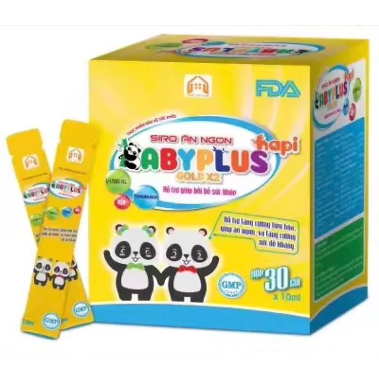 Siro ăn ngon Babyplus (1h gồm 30goi] hỗ trợ giúp bé  ăn ngon, ngủ ngon, lên cân đều và tăng sức đề kháng
