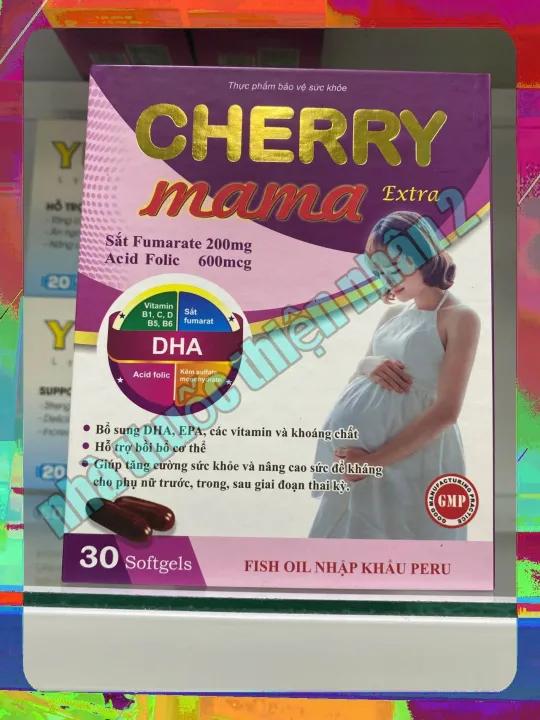 viên uống bổ máu cherry mama (hộp 30 viên năng mềm)