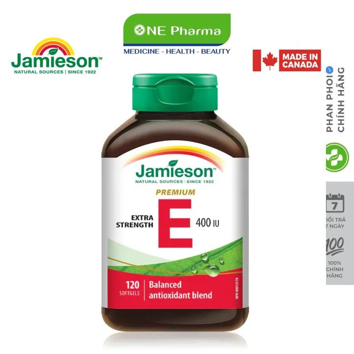 Viên uống bổ sung Vitamin E Jamieson Complex 400IU 120 Viên