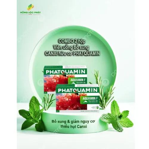 Combo 2 hộp viên uống bổ sung canxi hữu cơ Phatquamin