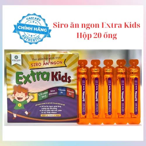 Siro ăn ngon cho bé, khỏe mạng, ăn ngon, cao lớn Extra Kids (Hộp)