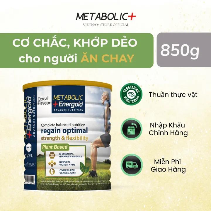 PROTEIN THỰC VẬT BỔ SUNG DINH DƯỠNG CƠ KHỚP CHO NGƯỜI ĂN CHAY METABOLIC ENERGOLD PLANT BASED
