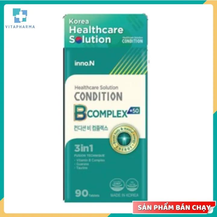 Viên bổ sung các vitamin nhóm B cho cơ thể Condition B Complex -Hộp 90v