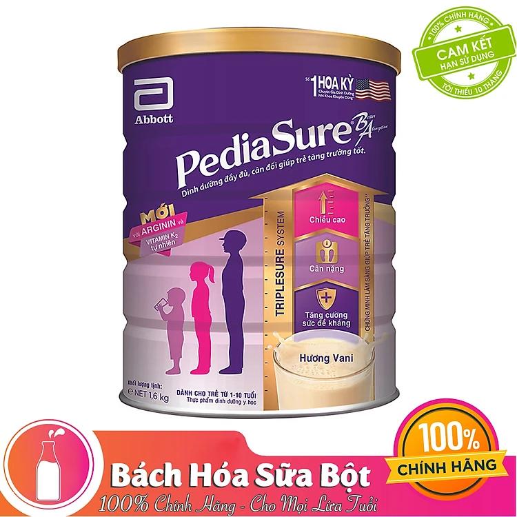 Sữa bột Abbott Pediasure 1.6kg cho trẻ từ 1-10 tuổi