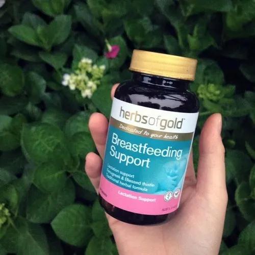 Viên Uống Lợi sữa Herbs Of Gold Breastfeeding Support 60 viên Úc