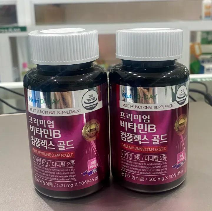Nutri D-Day PREMIUM Vitamin B Complex Gold - BỔ SUNG Vitamin và Khoáng chất - HỘP 90v