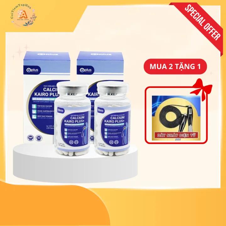 Viên Bổ Sung Canxi hỗ trợ phát triển chiều cao CALCIUM KAIRO PLUS - Hộp 120 viên
