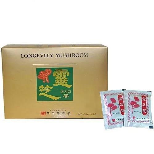 Trà Linh Chi Gói Cốm Koryo Hàn Quốc - Hộp 100 Gói
