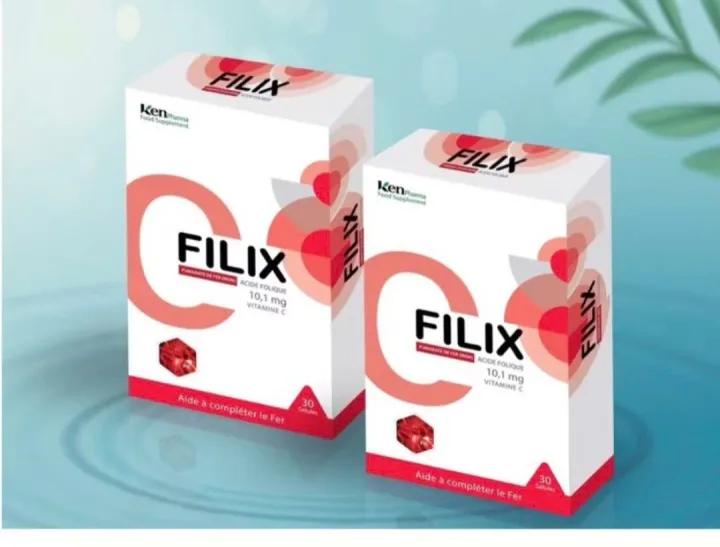 Viên uống bổ máu, bổ sung sắt FILIX, hộp 30 viên