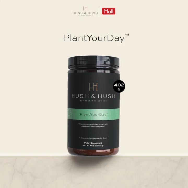 Bột Protein Thuần Chay Bổ Sung Vitamin & Năng Lượng - HUSH & HUSH PlantYourDay 402g