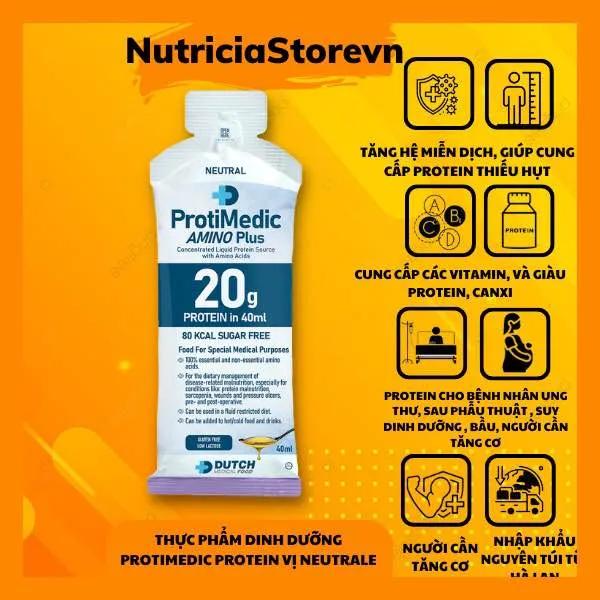 Gói Protein PROTIMEDIC 20G Vị Trung Tính Thực Phẩm Bổ Sung Dinh Dưỡng Cho Người Bệnh Và Gymer, Golfer Chơi Thể Thao