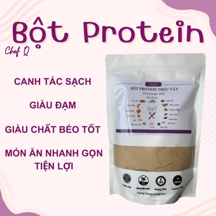 BỘT PROTEIN DINH DƯỠNG HOME- MADE THƠM NGON, BỔ DƯỠNG TÚI 500 GRAM - Q SHOP
