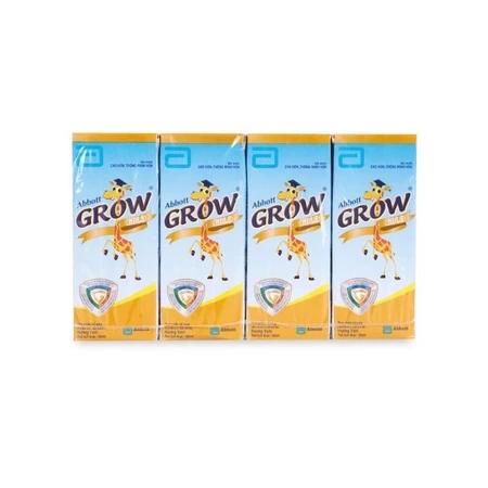 Sữa bột pha sẵn ABBOTT GROW hươu cao c  ổ 180ml pha sẵn lốc 4 hộp( có ship siêu tốc HCM)