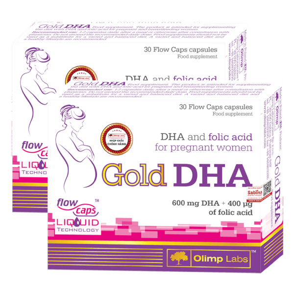 Combo 2 Thực phẩm bảo v��ệ sức khỏe Gold DHA
