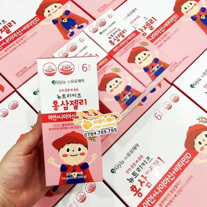 Thạch hồng sâm YuYu Hàn Quốc 20 gói