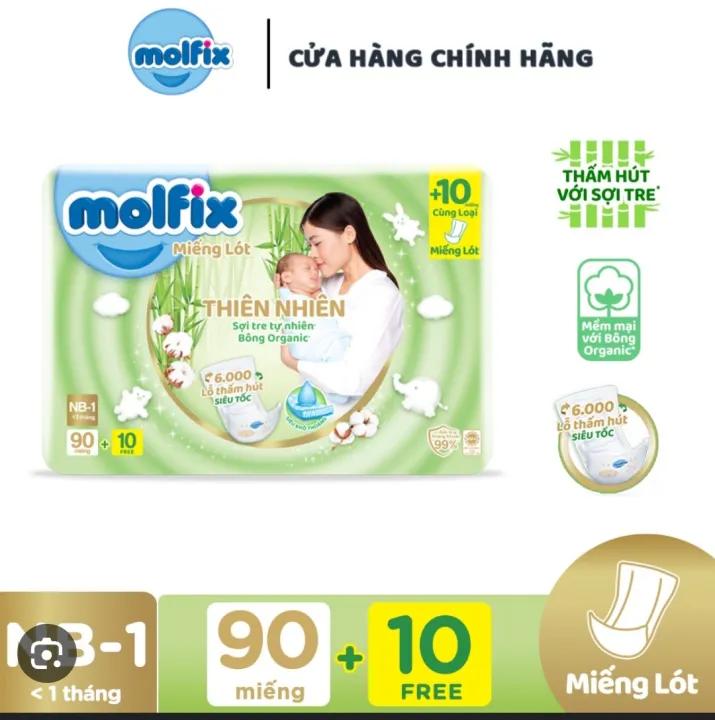 Molfix Newborn Pads Nb1 90+9/ Nb1 64+10/ Nb2 60+6