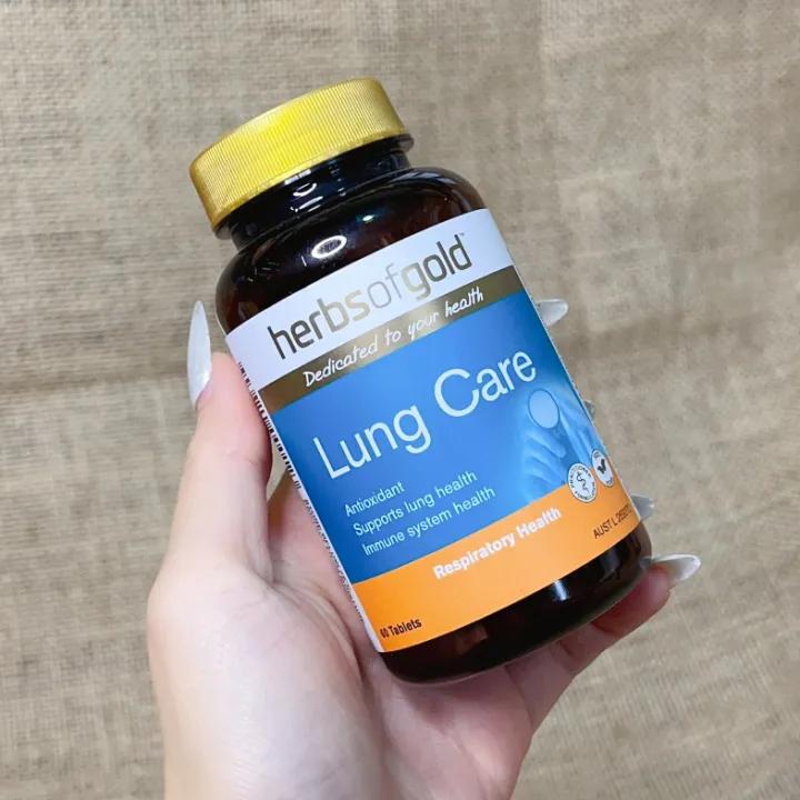 Viên uống bổ phổi Lung Care Herbs of gold 60v