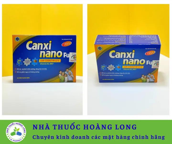 Bổ sung canxi cho cơ thể Canxi nano fuji dễ hấp thu - Hộp 30 viên