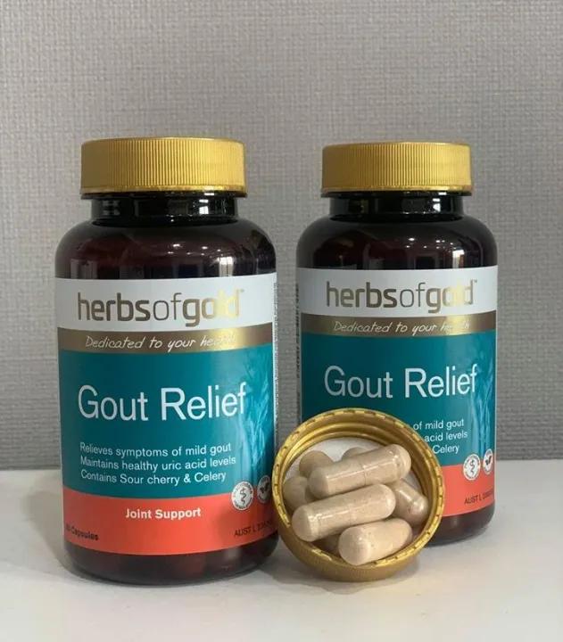 Gout HERB OF GOLD Gout Relief 60v