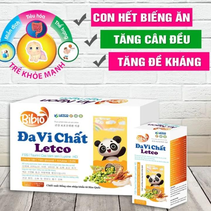 Siro ăn ngon Đa Vi Chất, giúp bé ăn ngon, tăng hấp thu, tăng sức đề kháng –hộp 24 gói