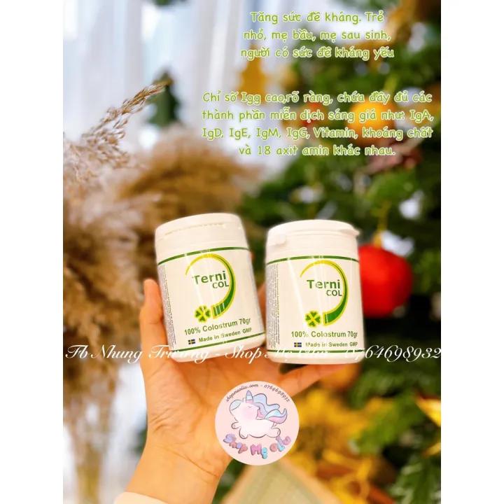 Sữa non Thuỵ Điển Ternicol Colostrum 70g