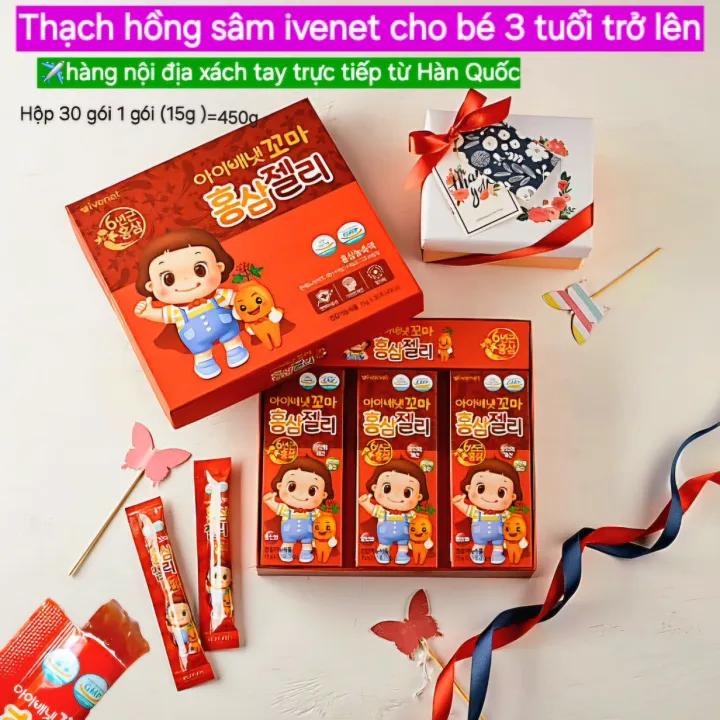 Thạch Hồng Sâm quốc ivenet cho bé 3+ NGÔ HỒNG SEOUL