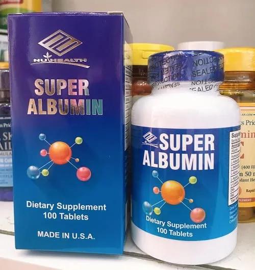 Super Albumin Nuhealth bổ sung Protein, tăng cường chức năng gan
