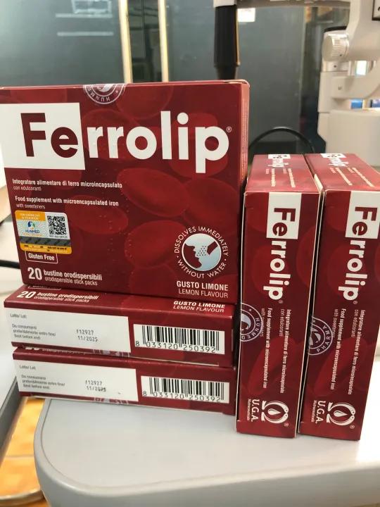 Ferrolip bột bổ sung sắt cho cơ thể