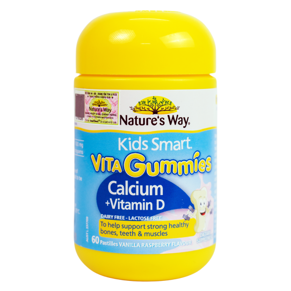 Thực phẩm bảo vệ sức khỏe Nature's Way Vita Gummies Calcium + Vitamin D