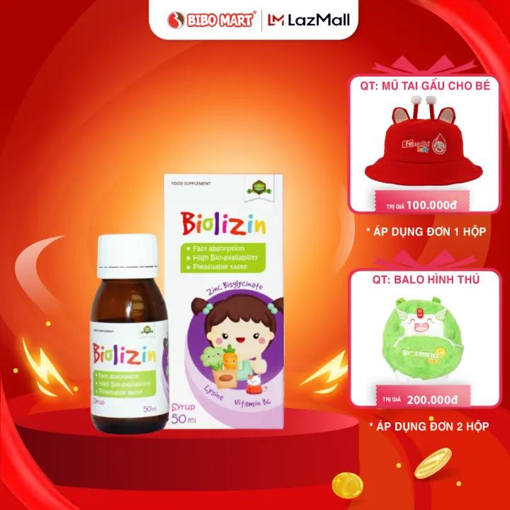 Kẽm Hữu Cơ Biolizin Aplicaps Kích Thích Trẻ Ăn Ngon Miệng, Hỗ Trợ Tiêu Hóa, Tăng Sức Đề Kháng Lọ 50ml - Bibo Mart