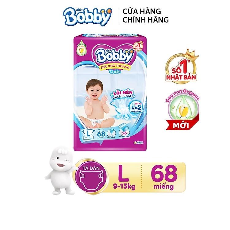 Tã dán Bobby Fresh Siêu Thấm - Khô Thoáng
