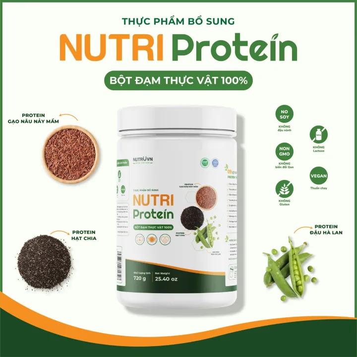 Bột ₫ạm thực vật - Thực phẩm bổ sung Nutri Protein (Hủ 720g)