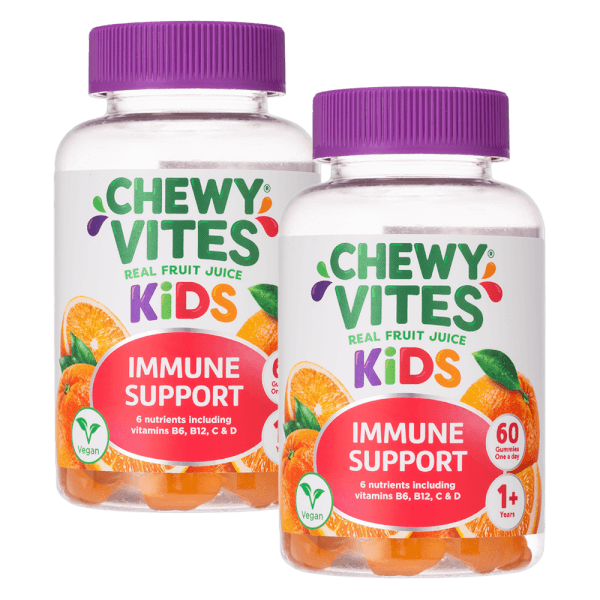 Combo 2 Thực phẩm bổ sung CHEWY VITES KIDS IMMUNE SUPPORT