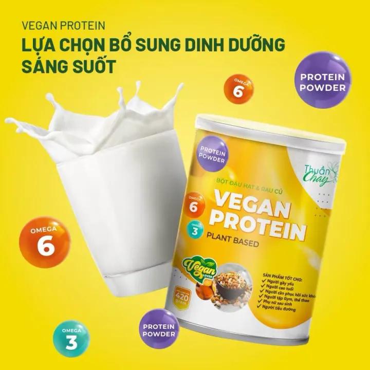 VEGAN PROTEIN BỘT NGŨ CỐC DINH DƯỠNG 420G - BỔ SUNG PROTEIN THỰC VẬT. Thuần Chay