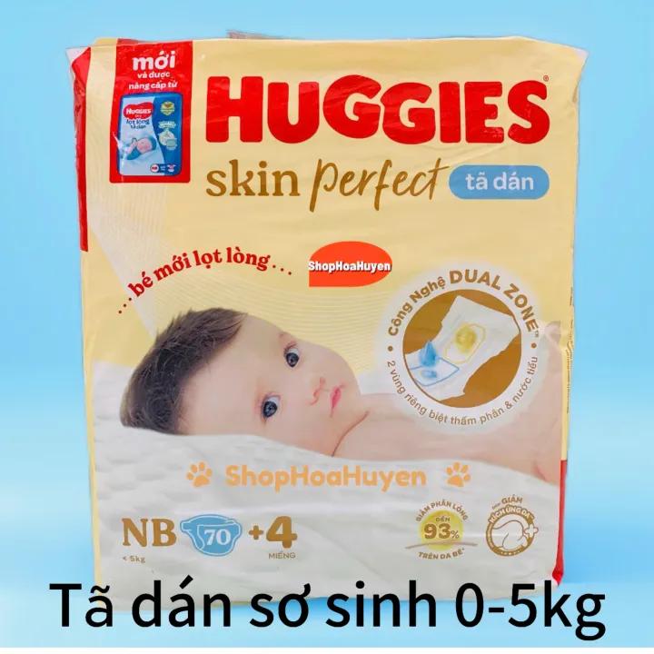 Tã dán sơ sinh Huggies bé mới lọt lòng 0-5kg - Tã dán Huggies sơ sinh 4-8kg- Bĩm dán Huggies cho bé sơ sinh