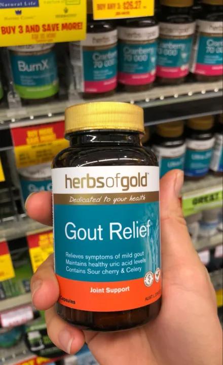 Gout - HERB OF GOLD Gout Relief 60v