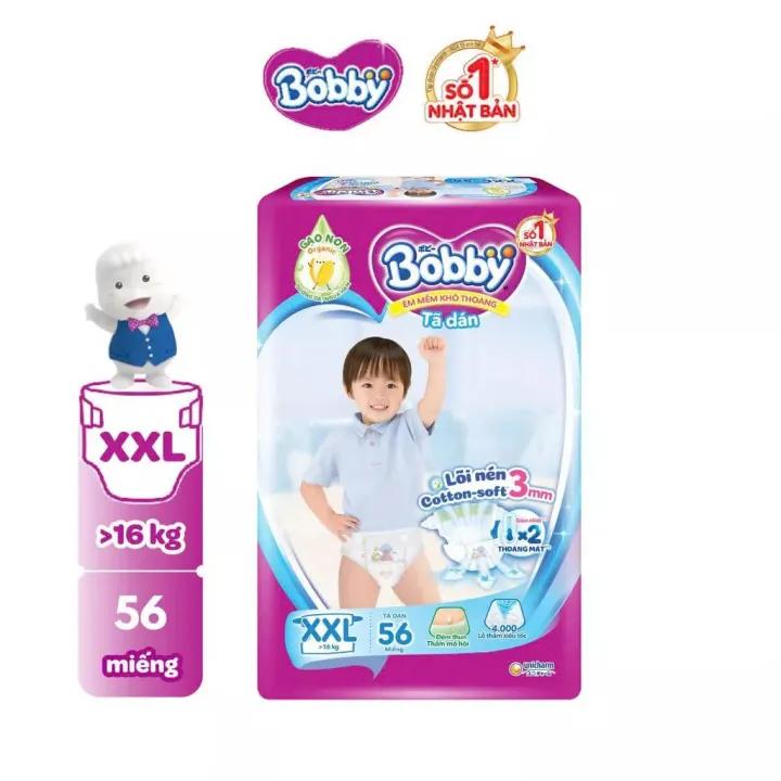 Tã dán Bobby Lõi nén Cotton-Soft 3mm XXL56 