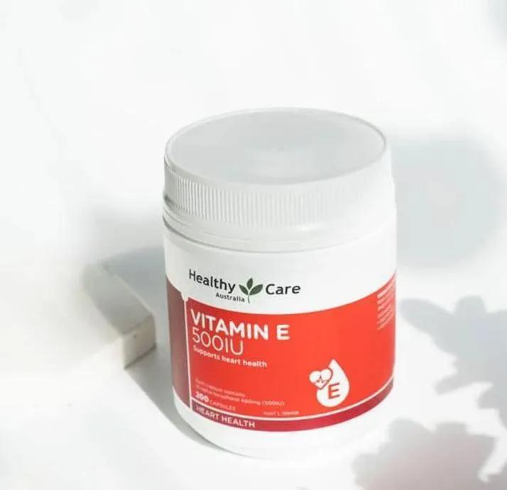 Viên uống bổ sung vitamin E HEALTHY CARE 500IU 200 VIÊN