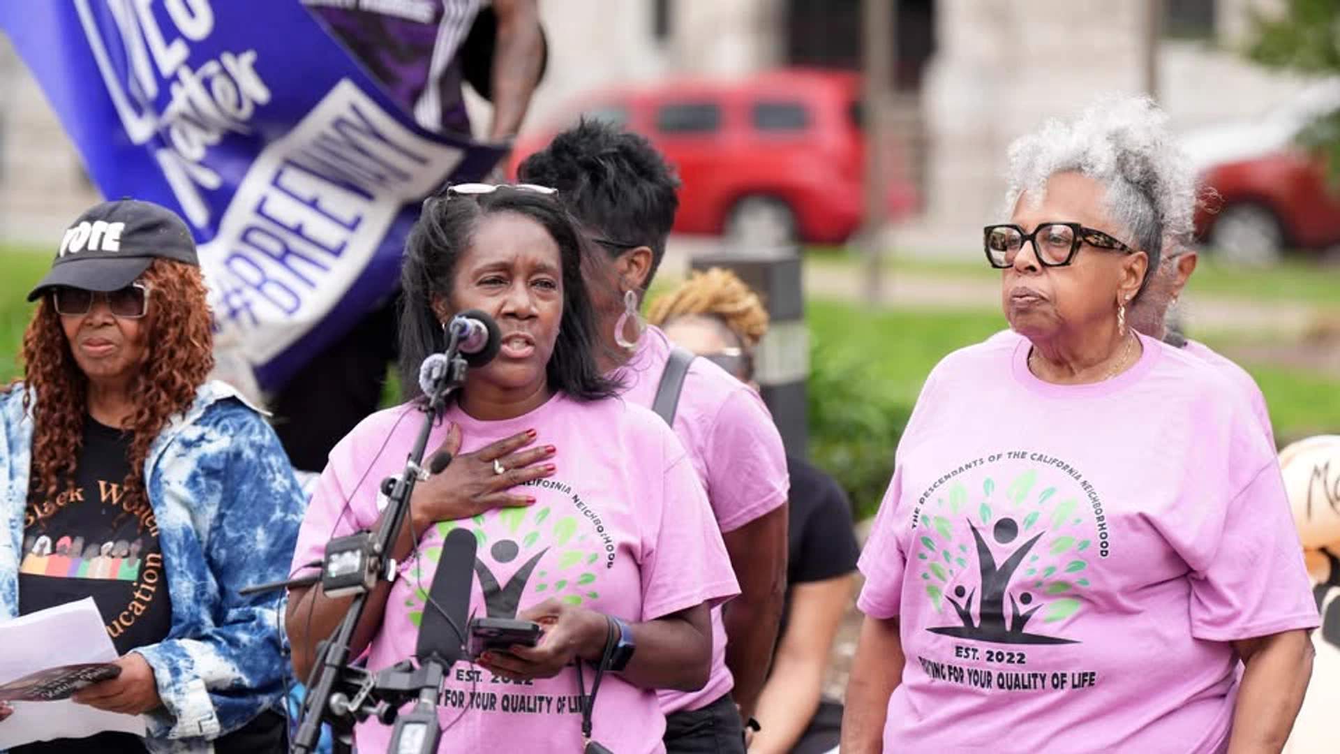 Protesters rally in Louisville after LMPD officers killed Katelyn Hall while responding to a reported mental health crisis.