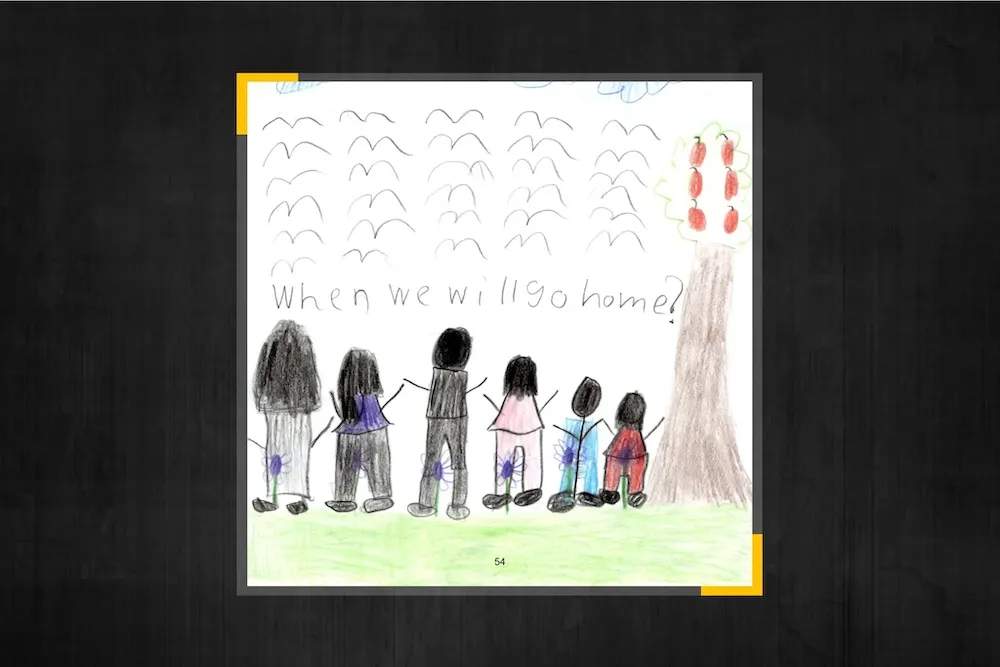 The El Gamal family during their prolonged detention at the South Texas Family Residential Center
