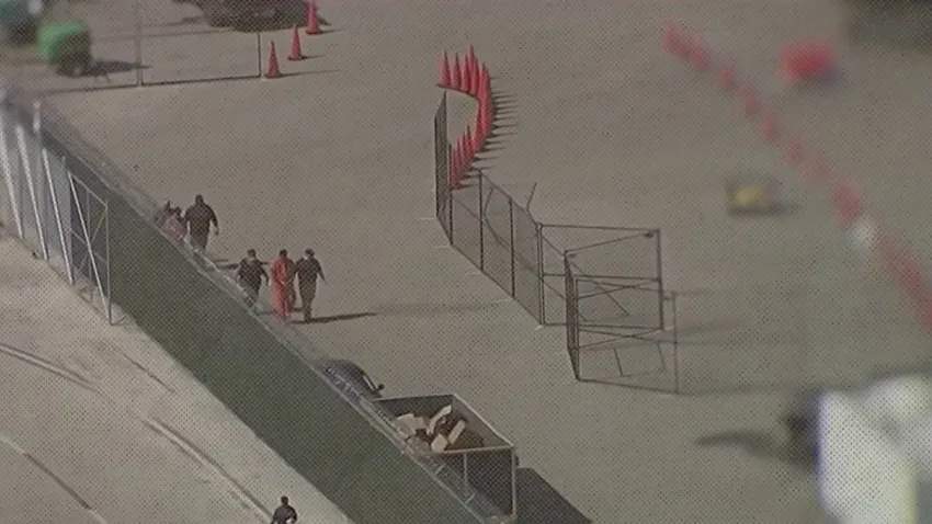 Drone shot of Alligator Alcatraz