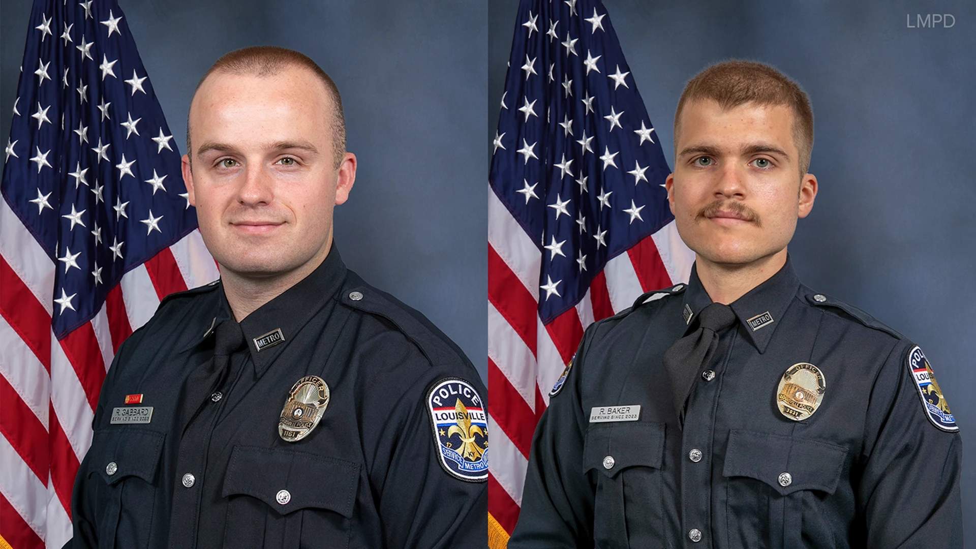 Officer Robert Gabbard (left) and Officer Robert Baker (right)