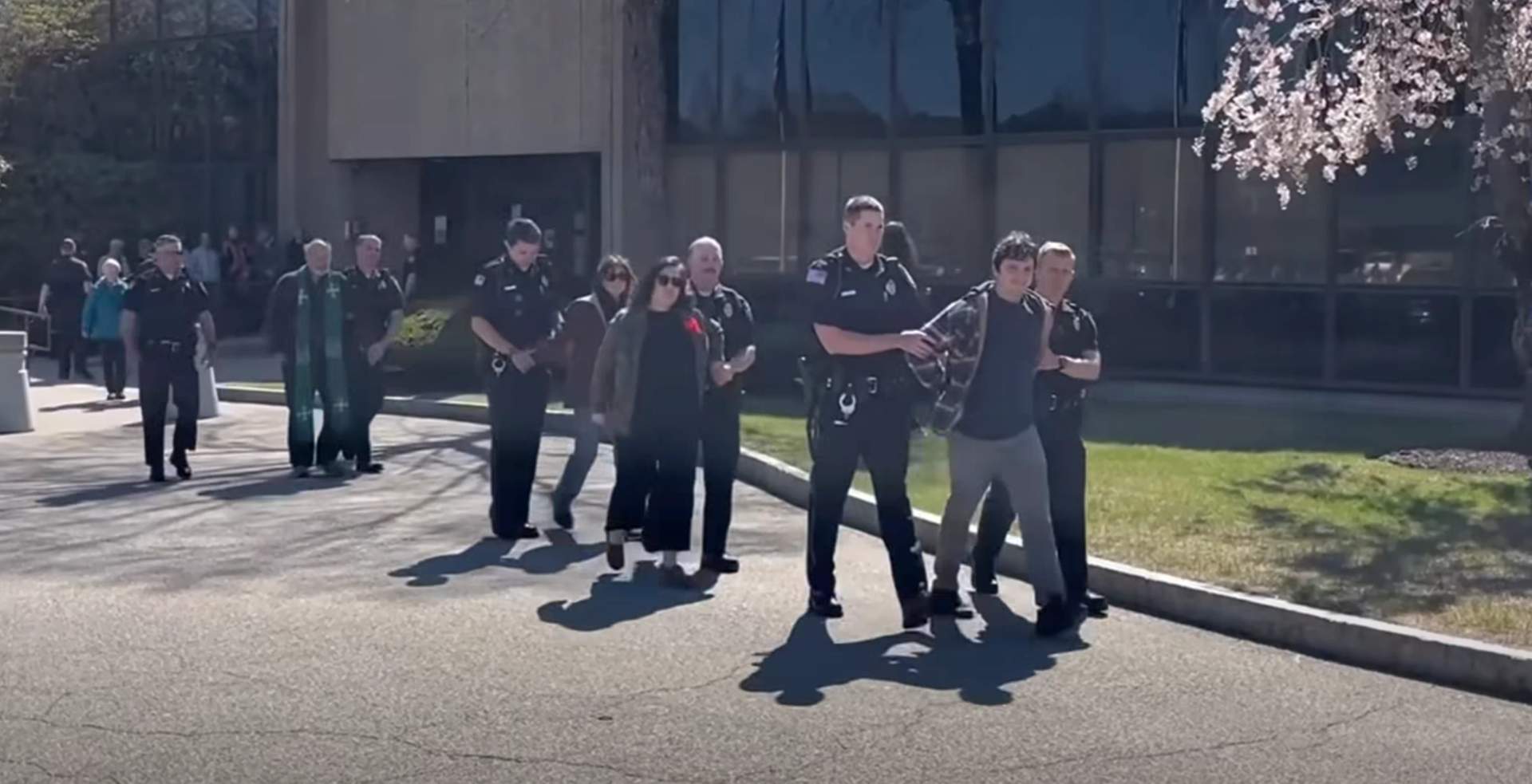 Activist removed from ICE facility in Burlington, Massachusetts