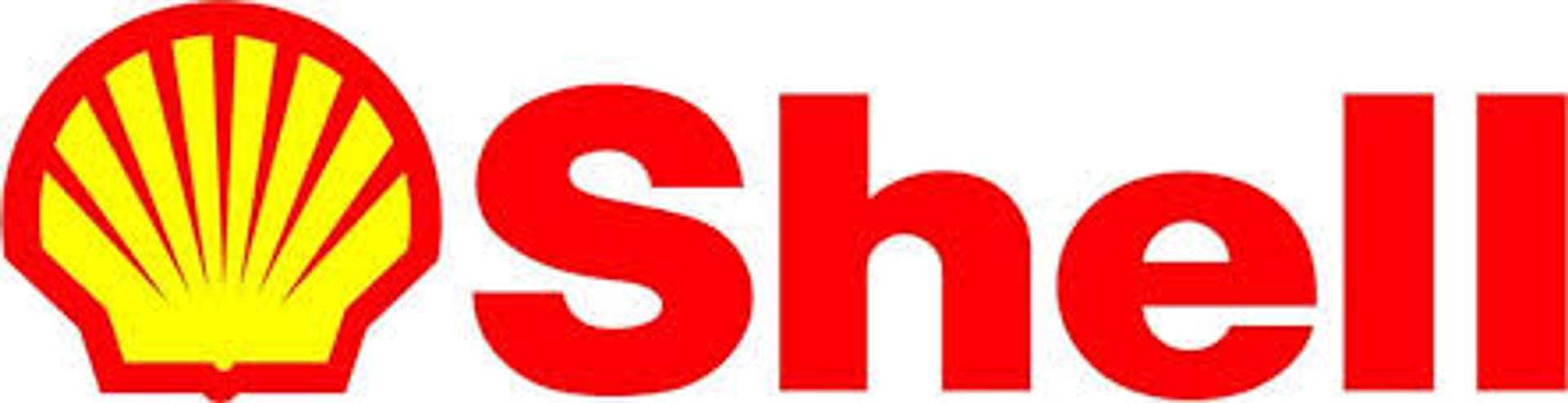 The Shell oil company logo.