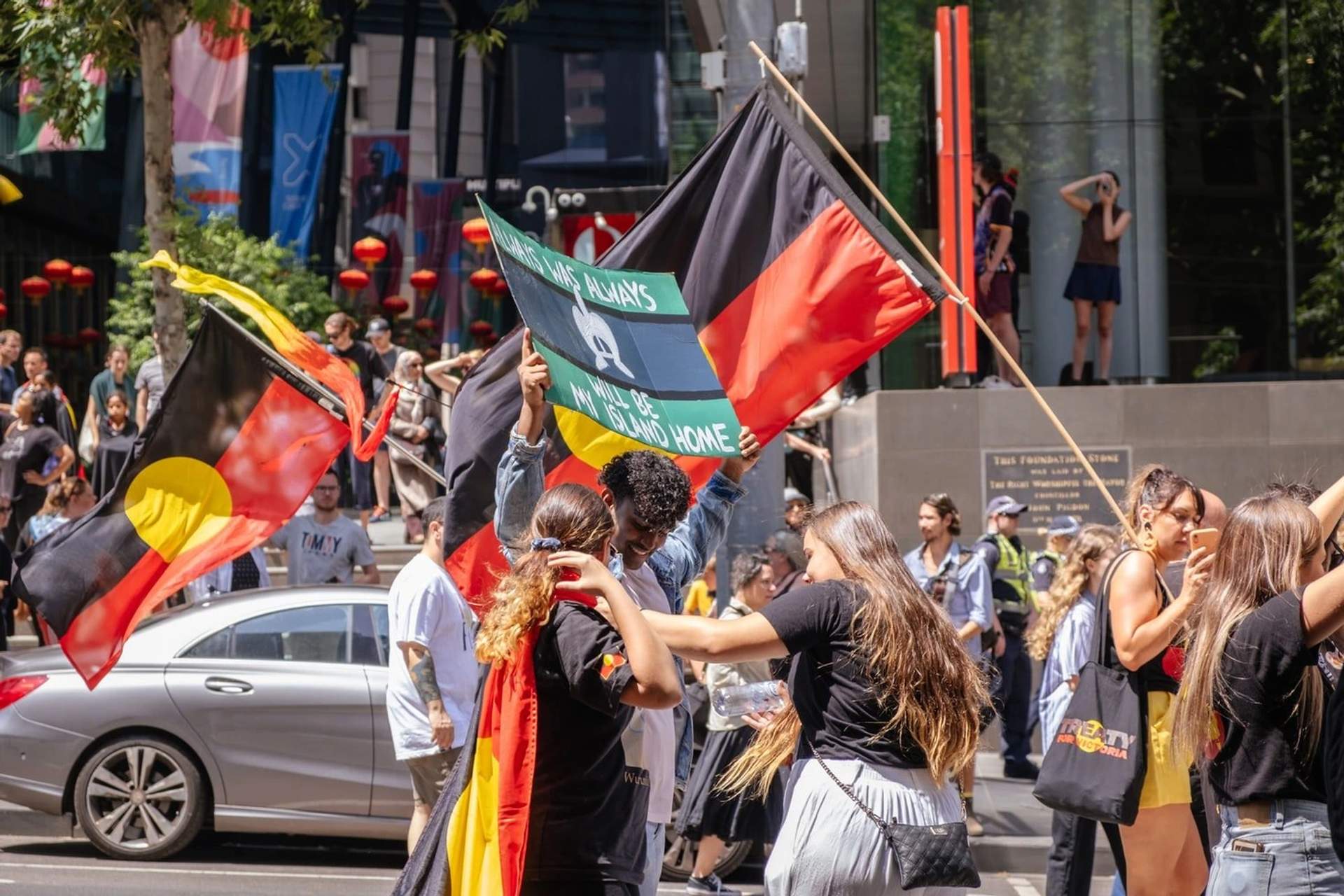 Invasion Day Rally Draws Hundreds to Melbourne - January 25, 2020 [Johan Mouchet]